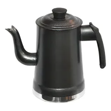 Kit Café Alumínio Chaleira Fervedor Bule Forma Craqueado Foto mini  2