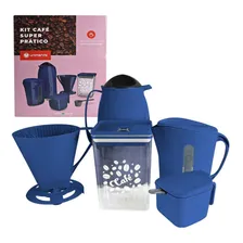 Kit Café Super Prático Com 6 Peças Azul Foto mini 1
