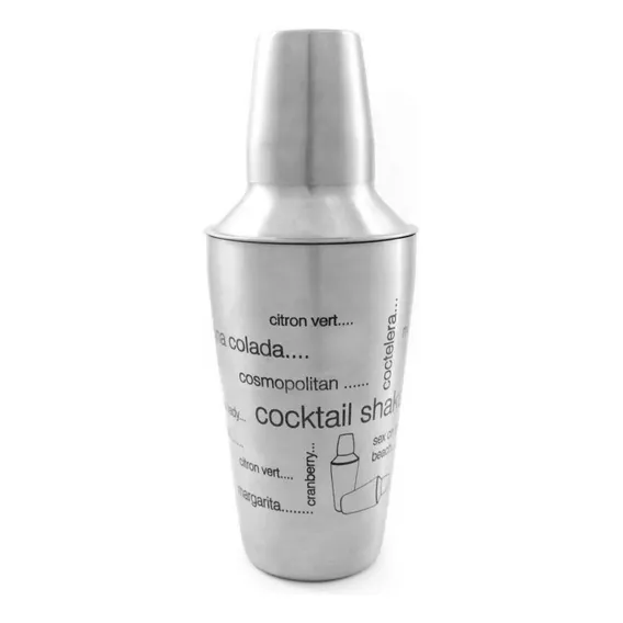 Kit Caipirinha Coqueteleira E Socador Inox 500ml Foto 1