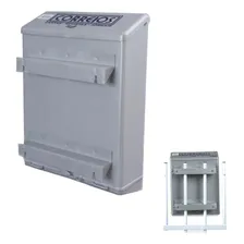 Kit Caixa De Correio Prata Para Grade + Par De Limpa Trilhos Foto mini  2