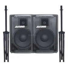 Kit Caixa De Som Ativa Passiva 400w Rms + 2 Tripe + Cabo P10 Foto mini 1