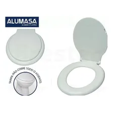Kit Caixa Descarga E Assento Branco Alumasa Foto mini  2