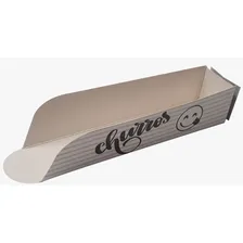 Kit Caixa Embalagem Para Churros Premium - 100 Unidades Cor Branco Foto mini 3