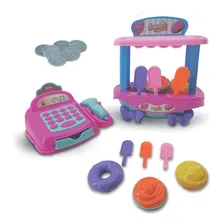 Kit Caixa Registradora Com Sorveteria Brinquedo Infantil Foto mini 1