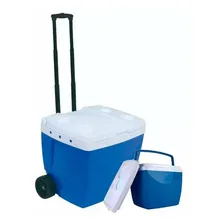 Kit Caixa Térmica 42 Litros Rodas + Caixa Térmica 18l Mor Cor Azul Foto mini 1