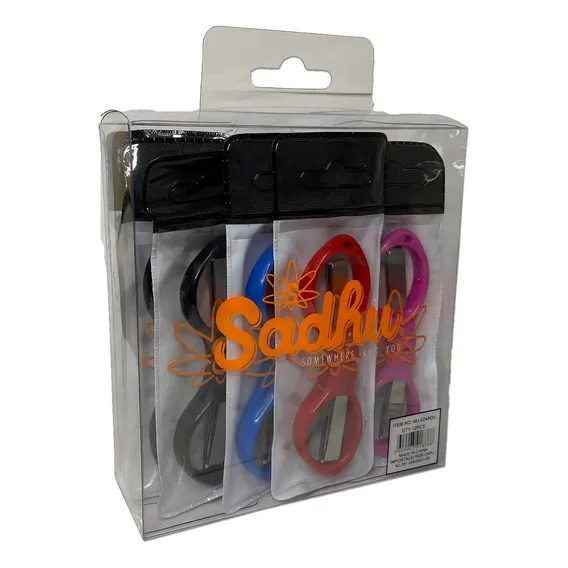 Kit Caixa Tesoura Dobrável Sadhu C/12 Kit Tabacaria Atacado Cor Sortida Foto 1