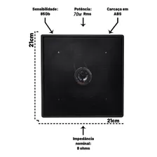 Kit Caixas De Embutir Sistema Som Ambiente Bluetooth Arandela Quadrada Preta Ativa + Passiva Le Son Foto mini 4