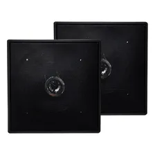Kit Caixas De Embutir Sistema Som Ambiente Bluetooth Arandela Quadrada Preta Ativa + Passiva Le Son Foto  mini 1