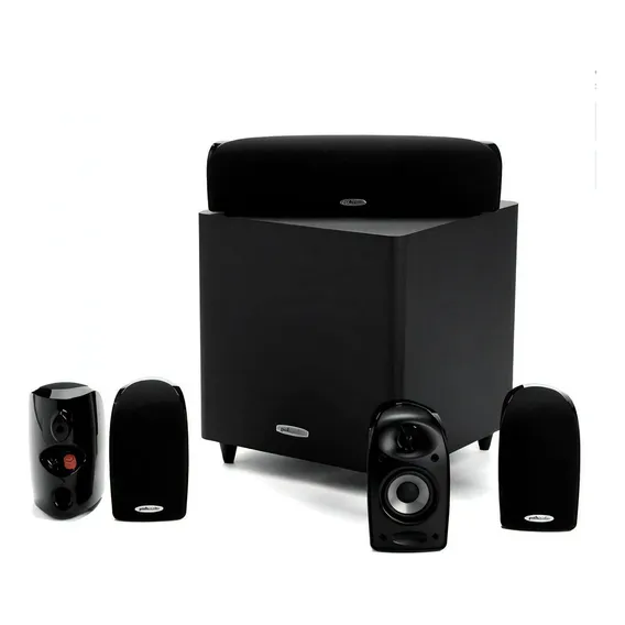 Kit Caixas Home Theater 5.1 - P O L K - Tl1600 Preto - 110v Foto 1