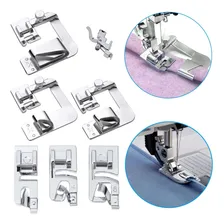 Kit Calcador Sapata P/ Barra Bainha Máquina Costura 7 Peças Foto  mini 1