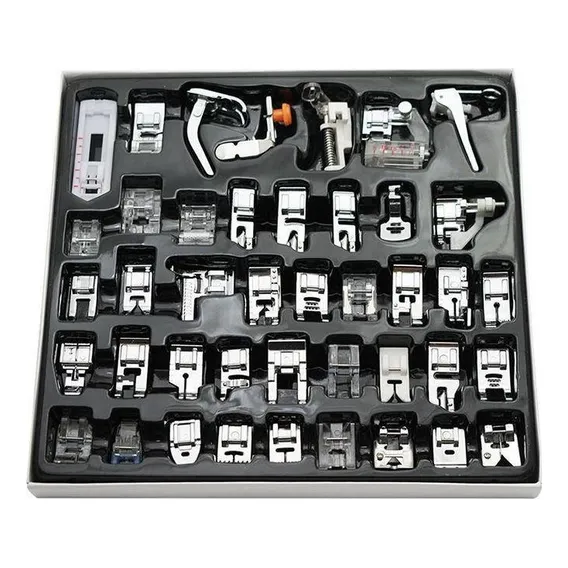 Kit Calcadores Multifuncional Maq Costura Domestica 42 Pçs Foto 1