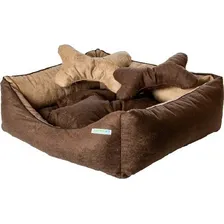Kit Cama Caminha para Cachorro P 50x40X21 Kit Cor Marrom Enimalpet Foto mini 4