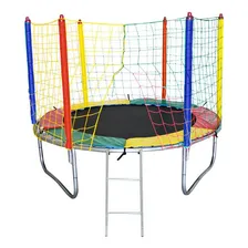 Kit Cama Elástica De 2m Nacional Lona de salto Preto Proteção de molas Coral Foto mini 1