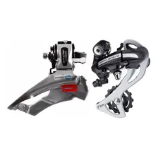 Kit Cambio Diant M313 Traseiro M360 Shimano 7 8v 21 24v Mega Foto mini 1