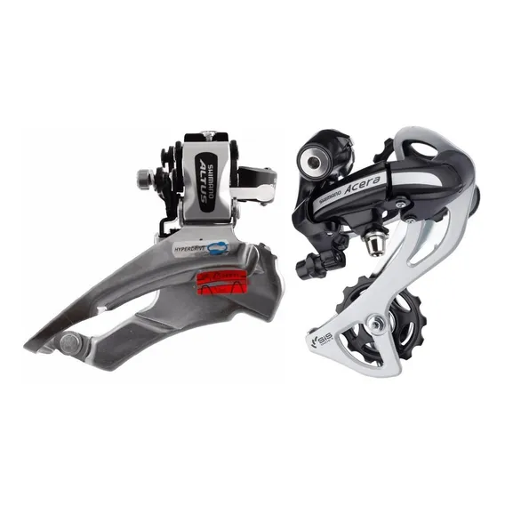 Kit Cambio Diant M313 Traseiro M360 Shimano 7 8v 21 24v Mega Foto 1