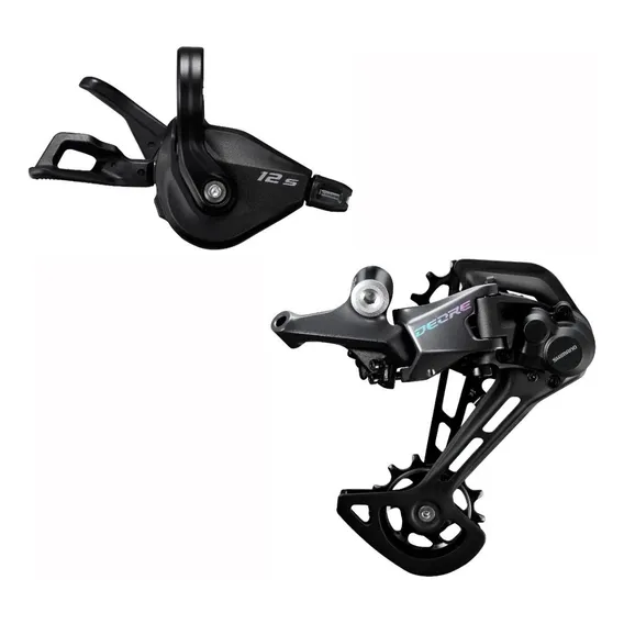 Kit Cambio e passador shimano deore 12v M6100 Foto 1