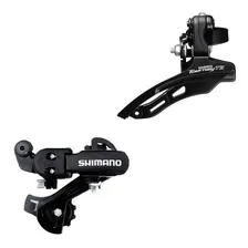 Kit Cambios Shimano Tourney Tz31 Tz500 Dianteiro E Traseiro Foto  mini 1