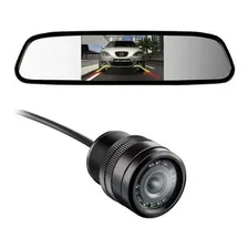 Kit Câmera Ré Visão Noturna Espelho Retrovisor Monitor Lcd Foto  mini 1