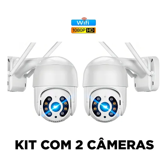Kit Câmera Segurança Ip Wifi 360 Foto 1