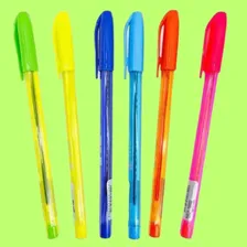 Kit Caneta Em Gel Cores Neon Escrit贸rio Material Escolar Foto mini 2