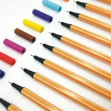 Kit Caneta Fine Line Cores Ponta Fina 0.4mm Tinta Kit 24 Cores Foto mini 3