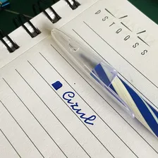 Kit Caneta Gel Cis Spiro Gel Azul Preta Vermelha 0.7mm Tinta Azul/preta/vermelha Foto mini  3