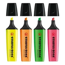 Kit Caneta Marca Texto Stabilo Boss Neon - 4 Unidades Foto mini  2