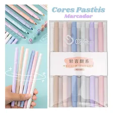 Kit Caneta Marca Texto Tons Pasteis Marcador Foto  mini 1