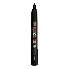 Kit Caneta Pincel Marc. Preto E Branco Pc-5m 1.8-2.5mm Posca Foto mini  2
