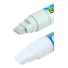 Kit Caneta Pinta Rejunte Branco E Cinza Cks 15mm Marcador Foto mini 1