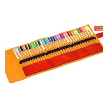 Kit Caneta Point 88 Estojo Nylon 25 Unidades - Stabilo Cor da tinta Preto Cor do exterior Amarelo Foto mini  2
