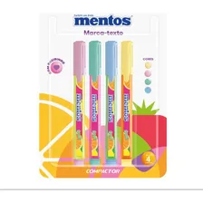 Kit Canetas Coloridas Compactor Mentos Marcatexto Canetinhas Foto mini 2