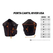 Kit Cantil + Caneco + Porta Cantil Usa Sem Presilha Cor Preto Foto mini  3