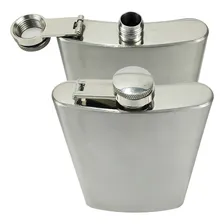 Kit Cantil Inox Para Bebidas 270ml Com 4 Copos 1 Funil Foto mini 3