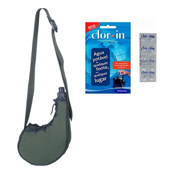 Kit Cantil Mohave 750ml Verde + 10 Pastilhas Purificadoras Foto 1