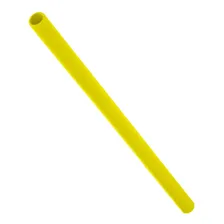 Kit Canudo Silicone Reutilizavel C/ Escovinha 25cm Amarelo Foto mini  2