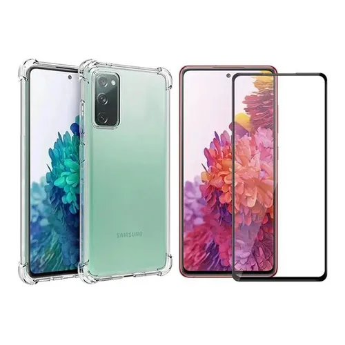 Kit Capa Antichoque + Película Vidro 3d Para Samsung S20 Fe Foto 1