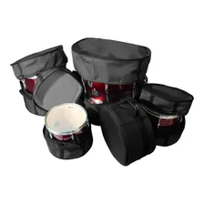 Kit Capa Bateria - Bag Solid Sound Cor Preto Foto  mini 1