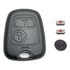Kit Capa + Bateria + Botoes Chave Peugeot 206 207 C3 Foto mini 1