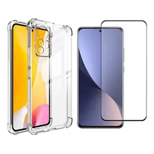 Kit Capa Case Anti Impacto Para Xiaomi Mi 12 Lite + Pelicula Cor Transparente Foto  mini 1