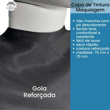 Kit Capa De Corte + Capa Para Escova, Tintura E Maquiagem Foto mini 4