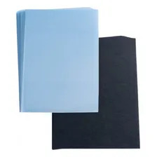 Kit Capa Encadernação A4 100un Transparente + 100un Preta Cor 100 Capas Transparente E 100 Capas Preta Foto mini 2