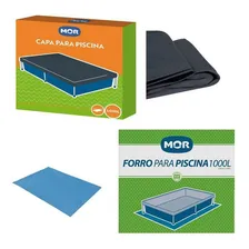 Kit Capa + Forro Para Piscina Infantil 1000 Litros - Mor Foto mini 1