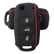 Kit Capa Silicone Chave + Chaveiro + Brinde Vw Golf Jetta Up Foto mini  3