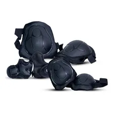 Kit Capacete Infantil C/ Joelheira Cotoveleira Munhequeira Cor Laranja Foto mini 4
