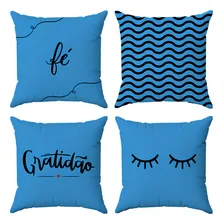 Kit Capas Almofadas Decorativas Gratidão 45x45 - Id Decor Foto mini 1