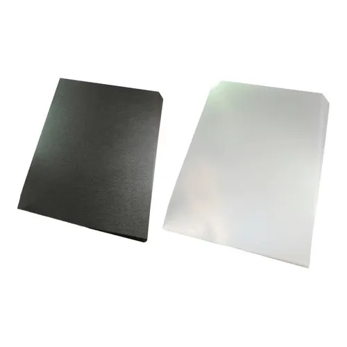 Kit Capas Para Encadernação Pretas E Transparente Ofício Foto 1
