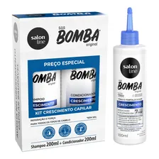 Kit Capilar Bomba Sos Crescimento Fortalecedor Salon Line Foto  mini 1