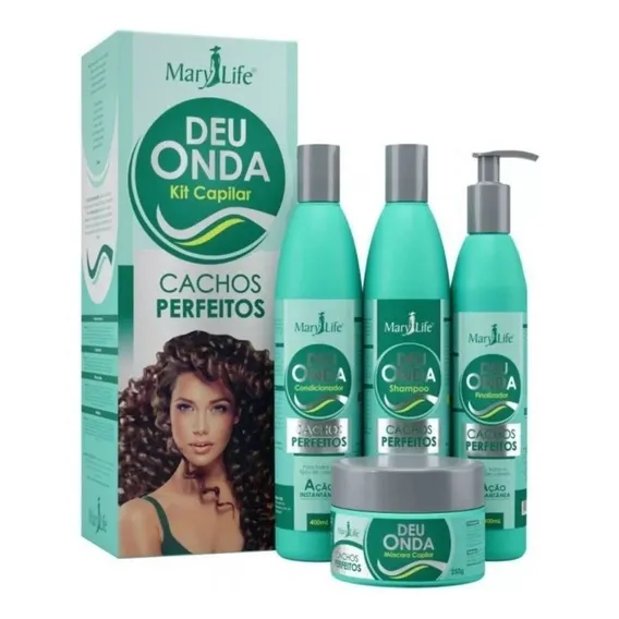 Kit Capilar Deu Onda Cachos Perfeitos Mary Life Foto 1