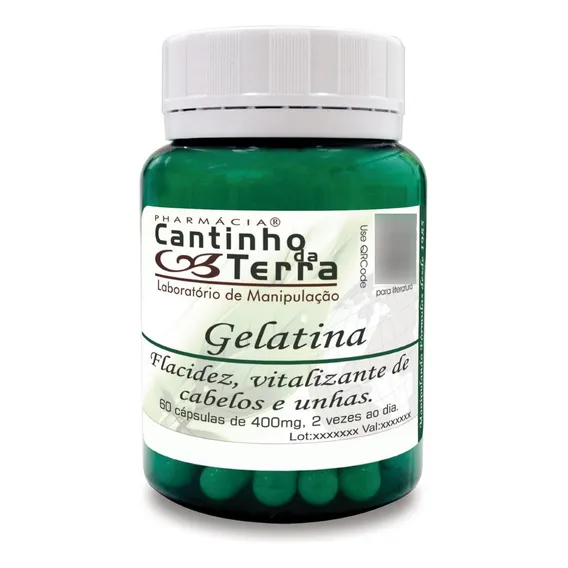 Kit Capsula Gelatina 400mg - 2 Potes Foto 1